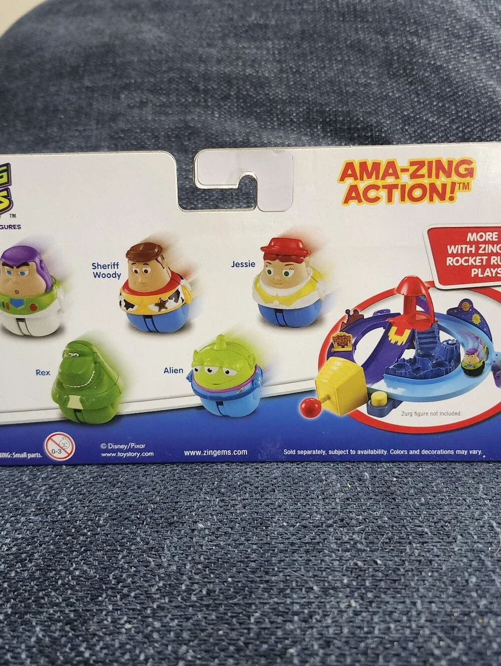 Disney Toy Story Zing Ems Canyon Adventure 5Pack Alien Buzz Jessie Woody Rex NEW